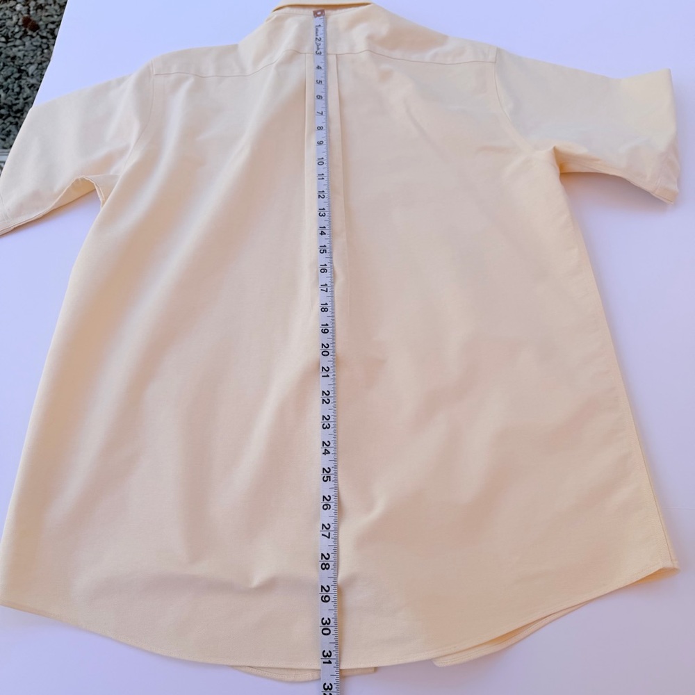 Men’s L.L. Bean Short Sleeve Shirt Size Medium 15 1/2 Regular - Picture 5 of 5